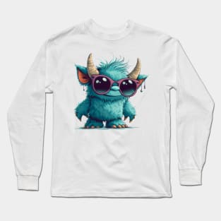 Cute Fluffy Monster Long Sleeve T-Shirt